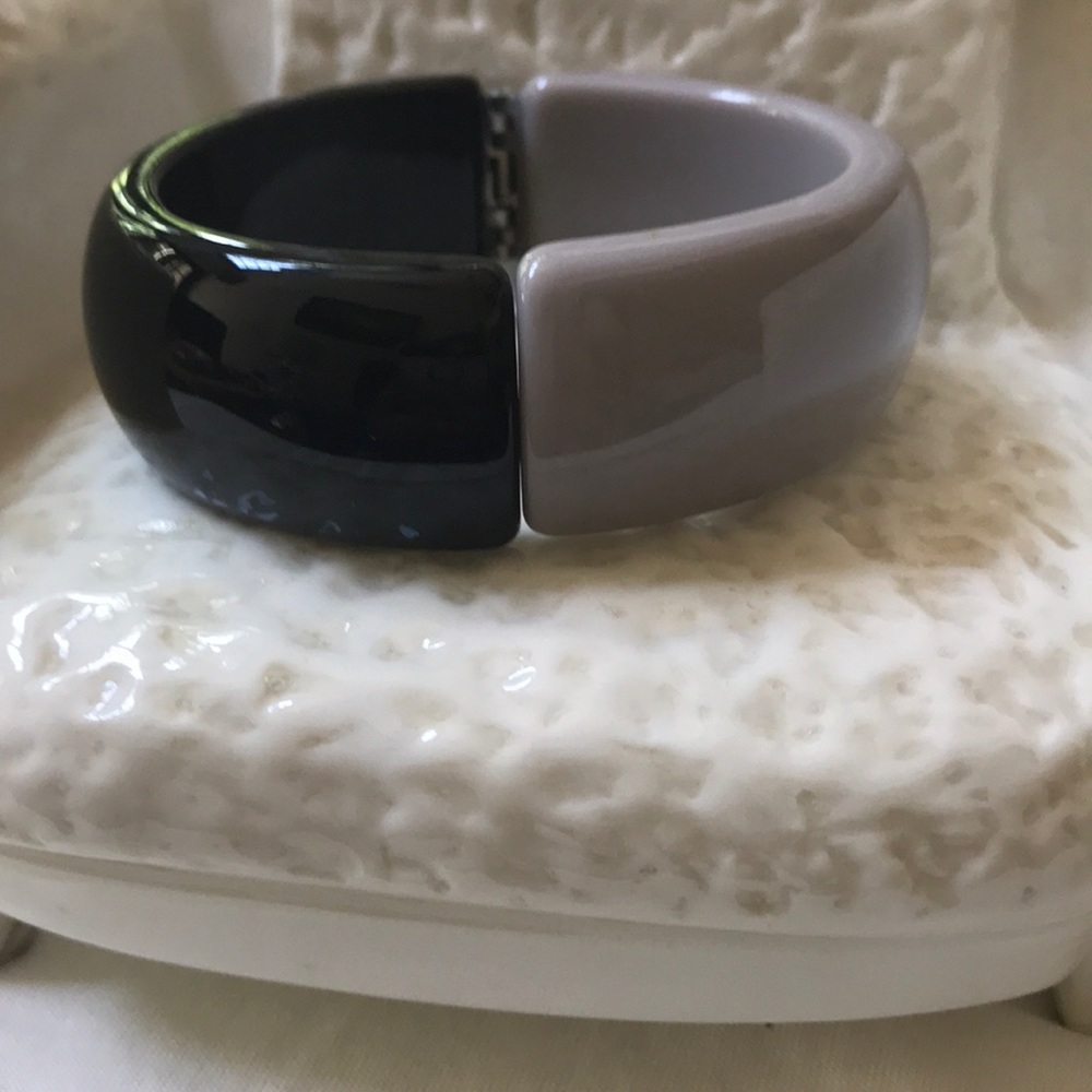 Black $ Gray Acrylic Bangle